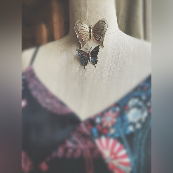 Vintage Butterfly Brooches ( Two For One) - Picture 7 of 8